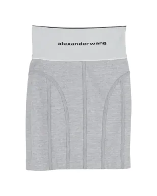 Alexander Wang ビンテージ エラスティックロゴミニスカート - サムネイル1