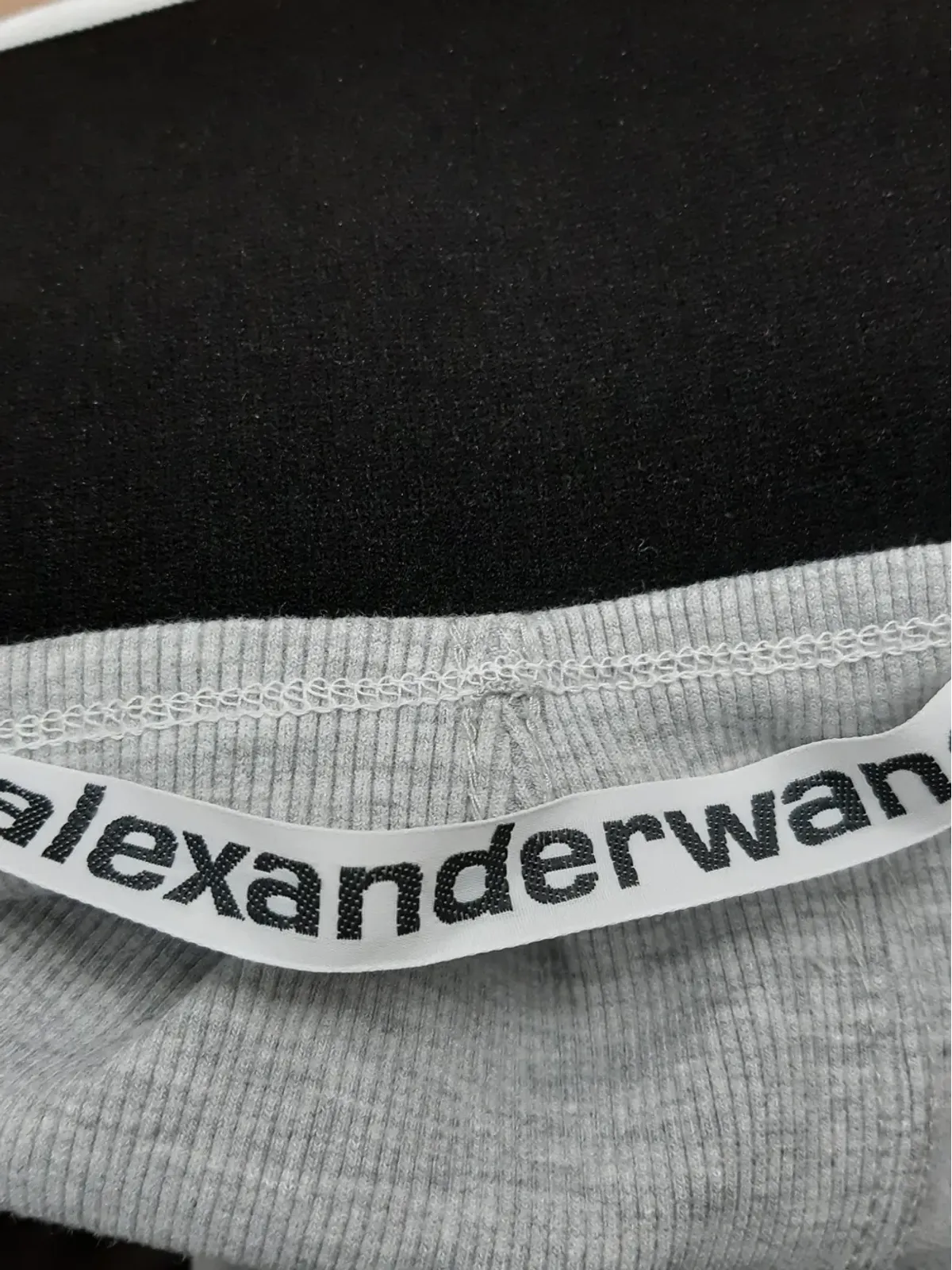 Alexander Wang ビンテージ エラスティックロゴミニスカート - 画像3