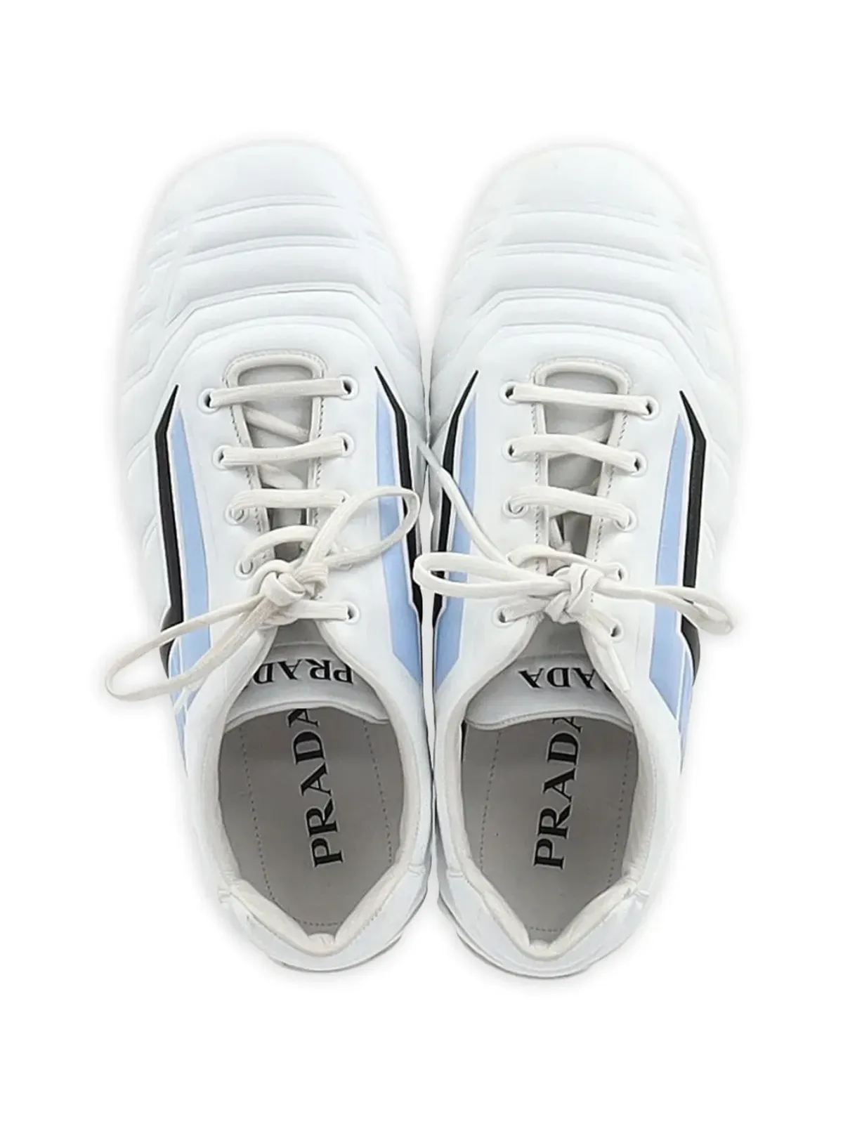 Prada Pre-Owned レースアップスニーカー - 画像3
