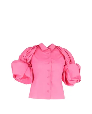 Jacquemus Pre-Owned La Chemise Maraca puff-sleeves shirt - サムネイル1