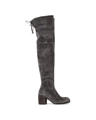 Stuart Weitzman Genna オーバー・ザ・ニー ブーツ ブロックヒール - サムネイル1