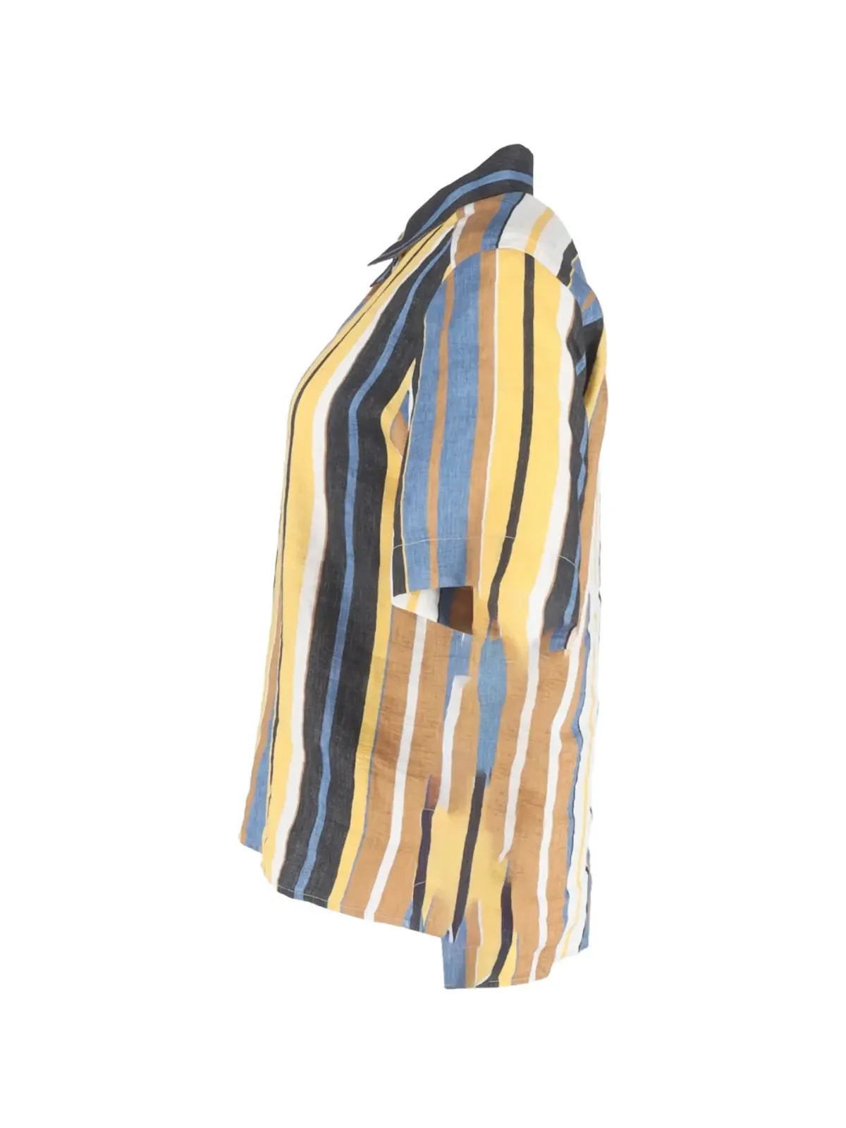 SANDRO striped buttoned shirt - Yellow - 画像2