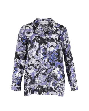 Christian Dior Pre-Owned プリントボタンダウン シルクシャツ - サムネイル1