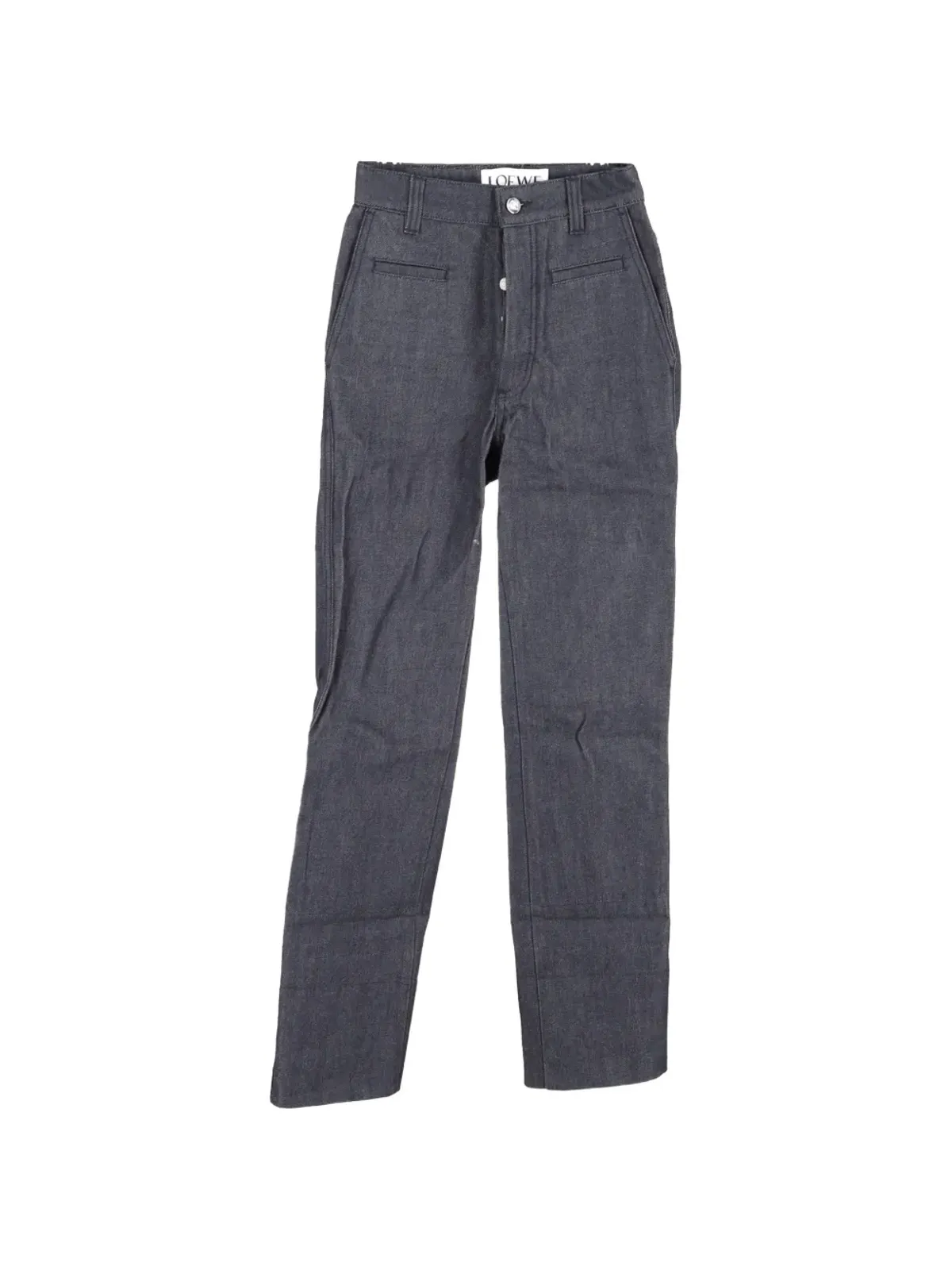 Loewe Pre-Owned hidden-buttoned jeans - Grey - 画像1