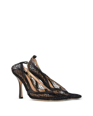 Bottega Veneta Pre-Owned メッシュチェーンパンプス - サムネイル2