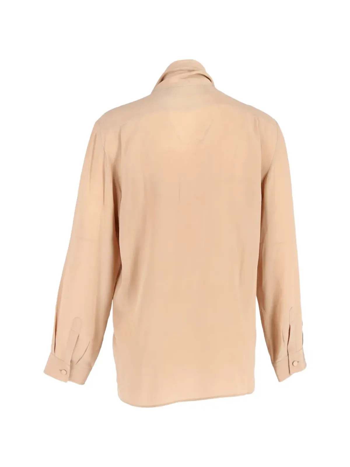 Gucci Pre-Owned タイネックシルクブラウス - 画像2