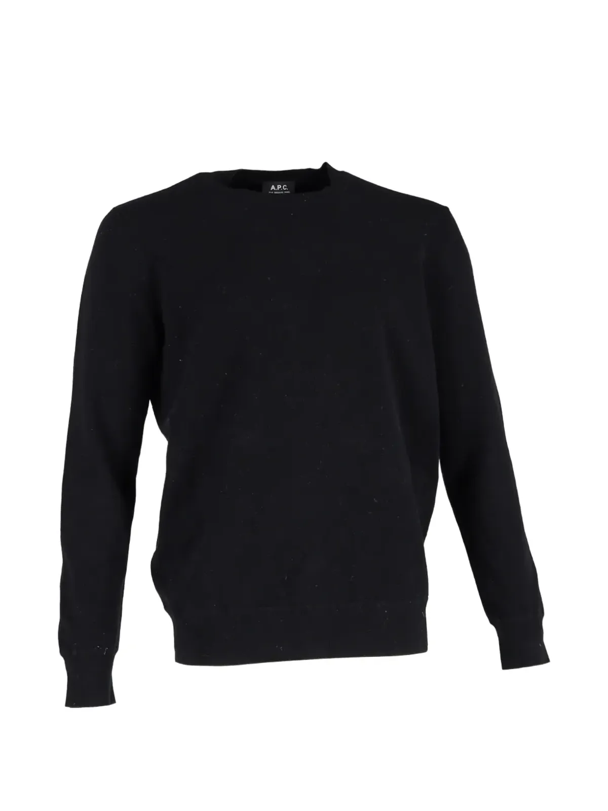A.P.C. クルーネック ウールセーター - ブラック - 画像1