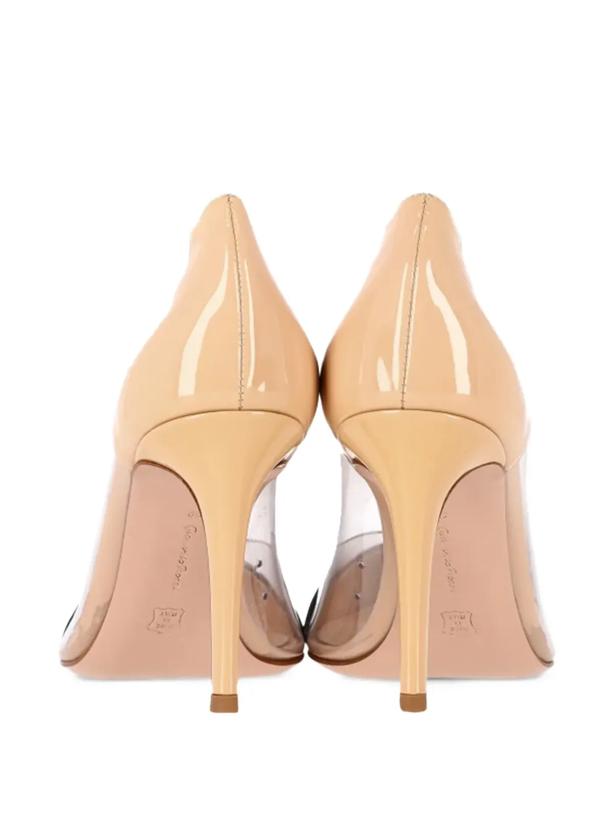 Gianvito Rossi Plexi ポインテッドパンプス ビンテージ - 画像3