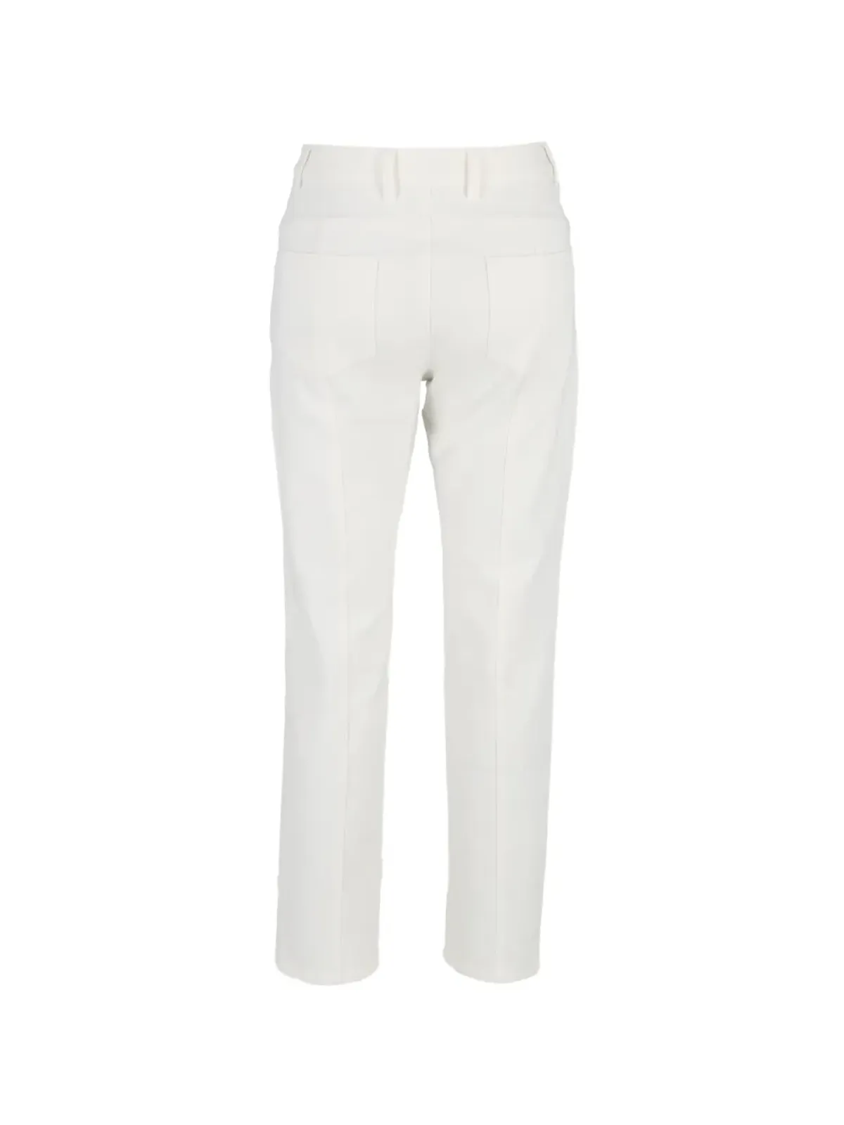 Escada Pre-Owned ハイライズストレートレッグパンツ - White - 画像2