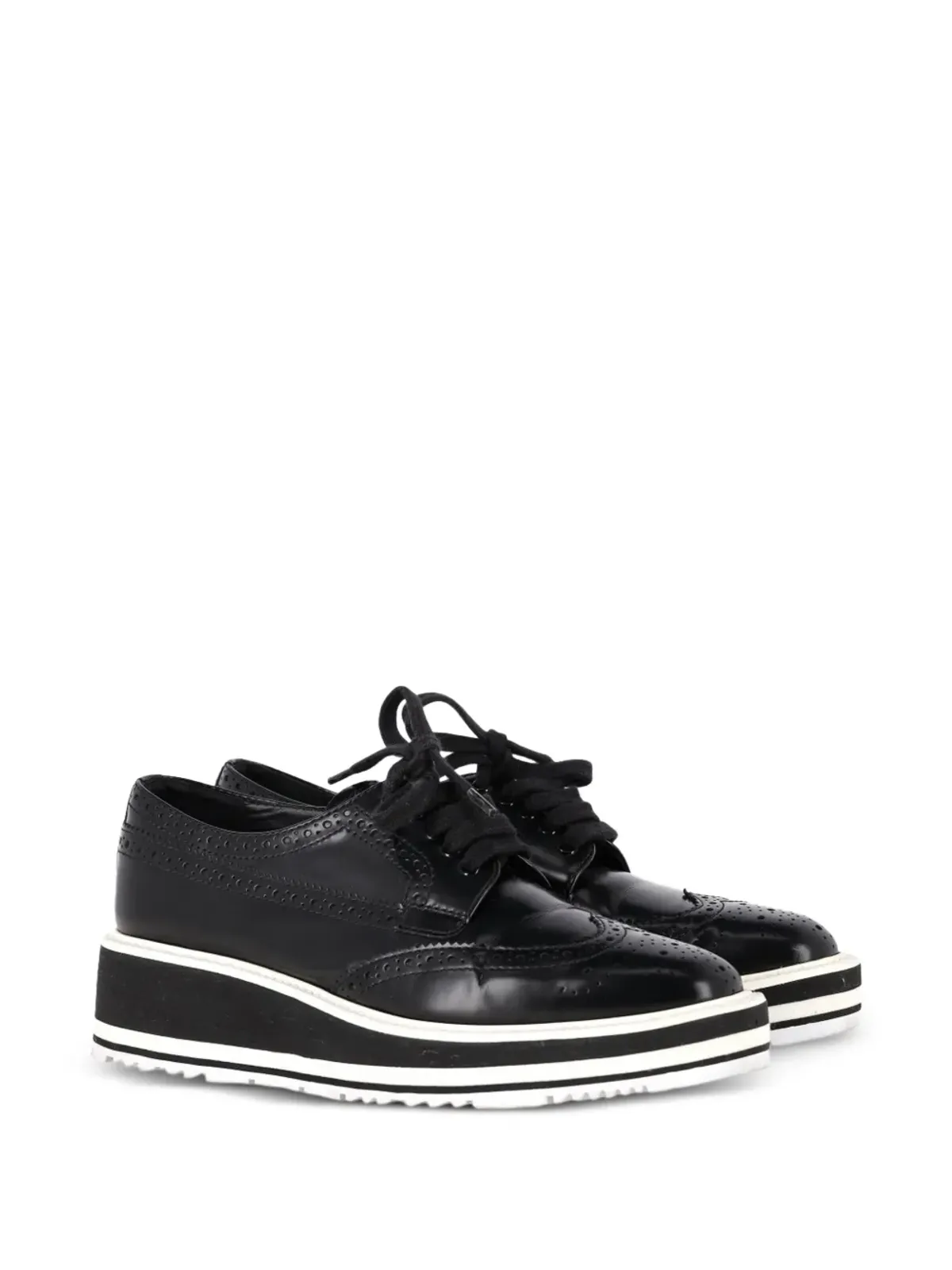 Prada Pre-Owned ダービーシューズ - 画像2