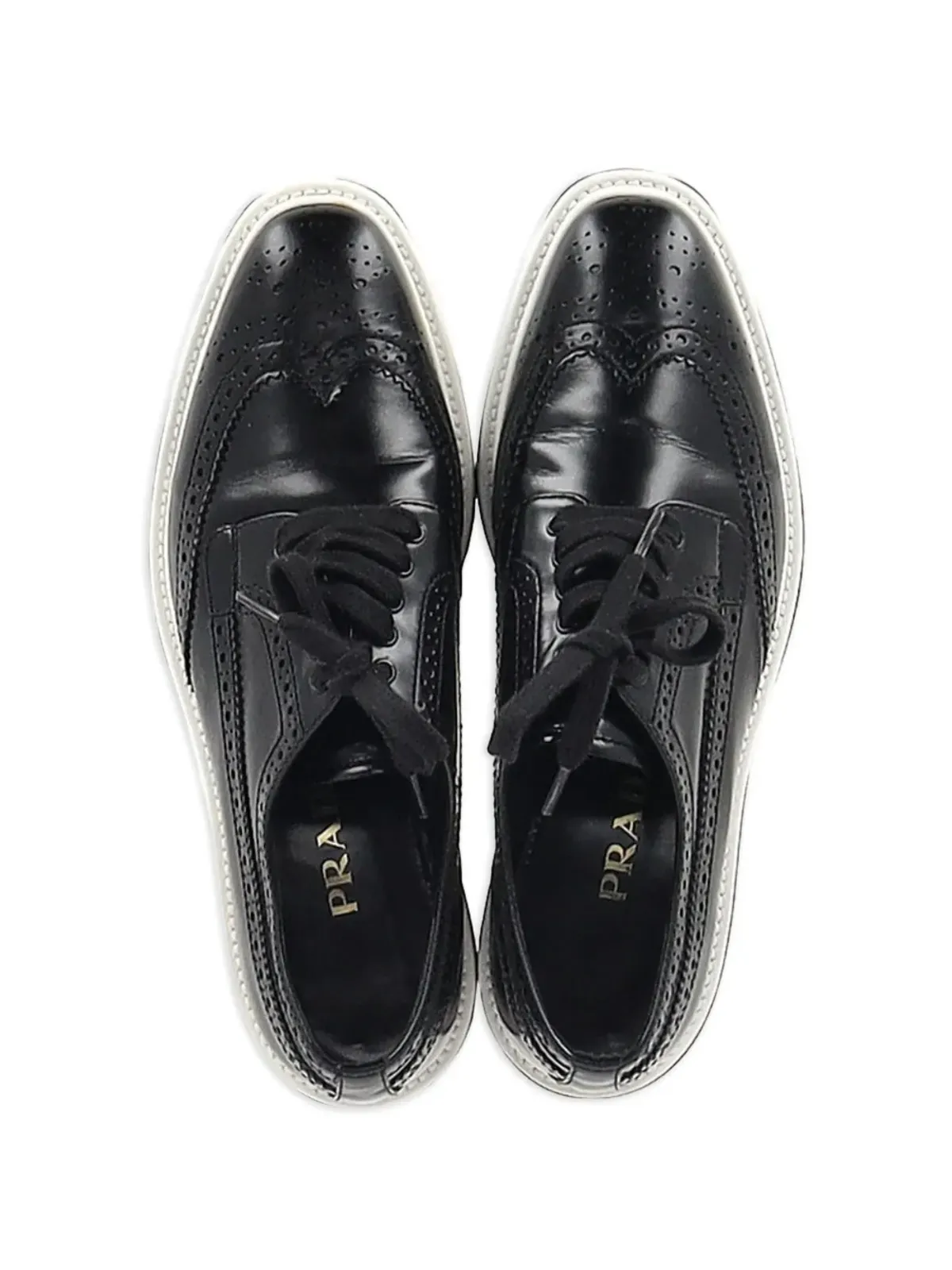 Prada Pre-Owned ダービーシューズ - 画像4