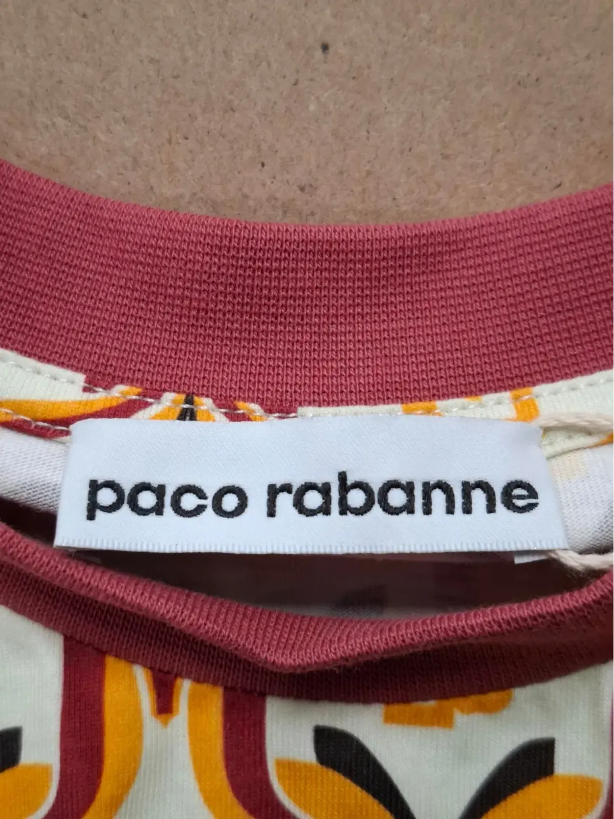 Paco Rabanne Pre-Owned プリントリングディテールTシャツ - Neutrals - 画像3