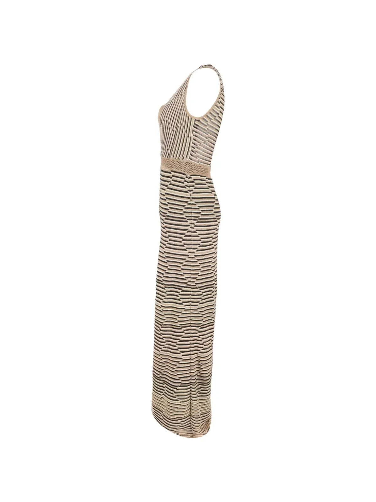 Missoni Pre-Owned パターン柄マキシドレス - 画像3