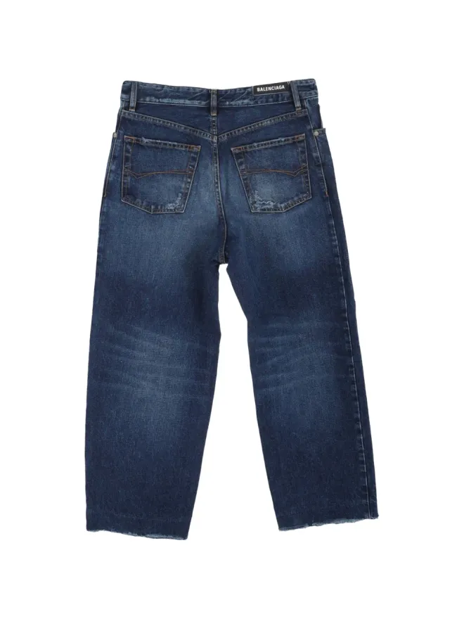 Balenciaga Pre-Owned Balenciaga Pre-Owned ハイライズ・ワイドレッグジーンズの商品画像