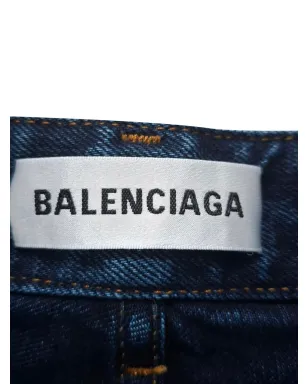 Balenciaga Pre-Owned ハイライズ・ワイドレッグジーンズ - サムネイル3