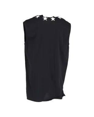 Givenchy Pre-Owned 星柄コットンタンクトップ - ブラック - サムネイル2