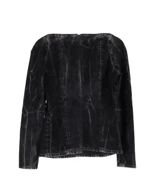Stella McCartney Pre-Owned デニムスタッズ付きブラウス - サムネイル2