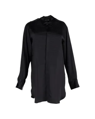 Bottega Veneta テクスチャードパネル シルクシャツ - サムネイル1