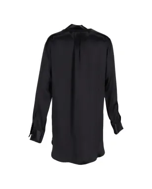 Bottega Veneta テクスチャードパネル シルクシャツ - サムネイル2