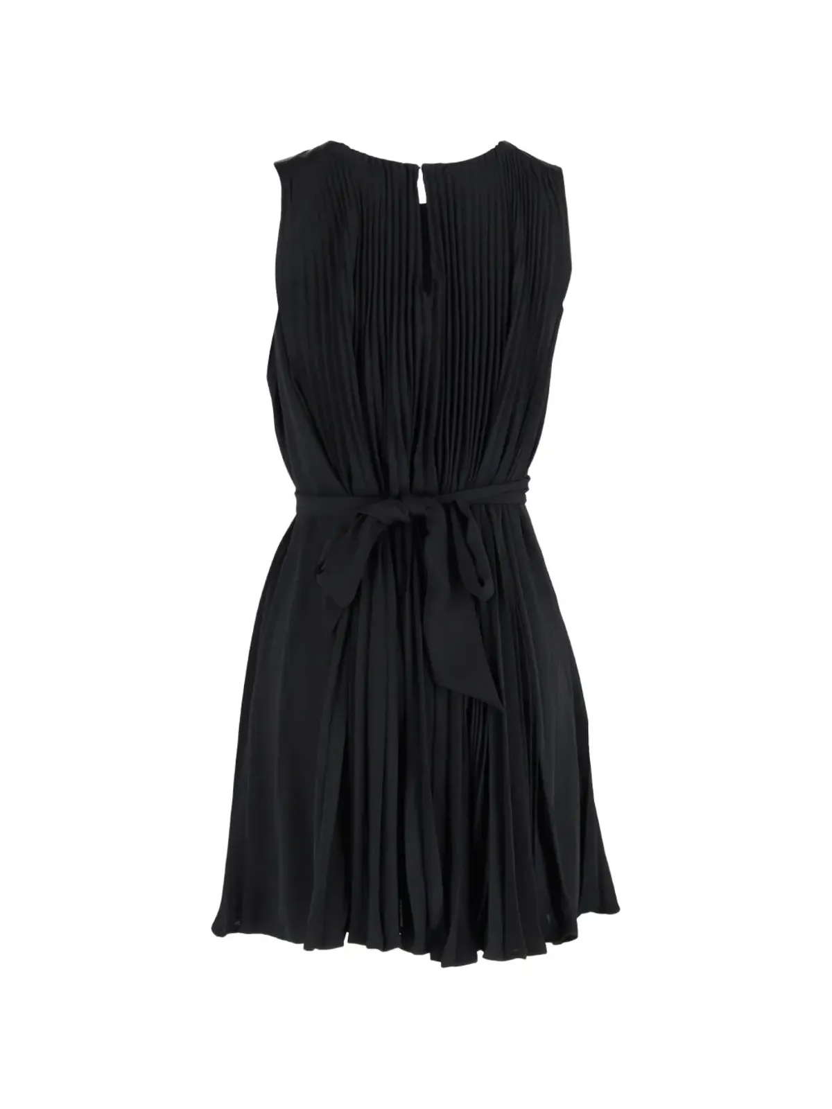 Diane Von Furstenberg Vintage プリーツミニドレス - ブラック - 画像2
