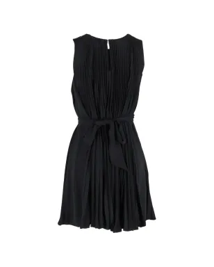 Diane Von Furstenberg Vintage プリーツミニドレス - ブラック - サムネイル2
