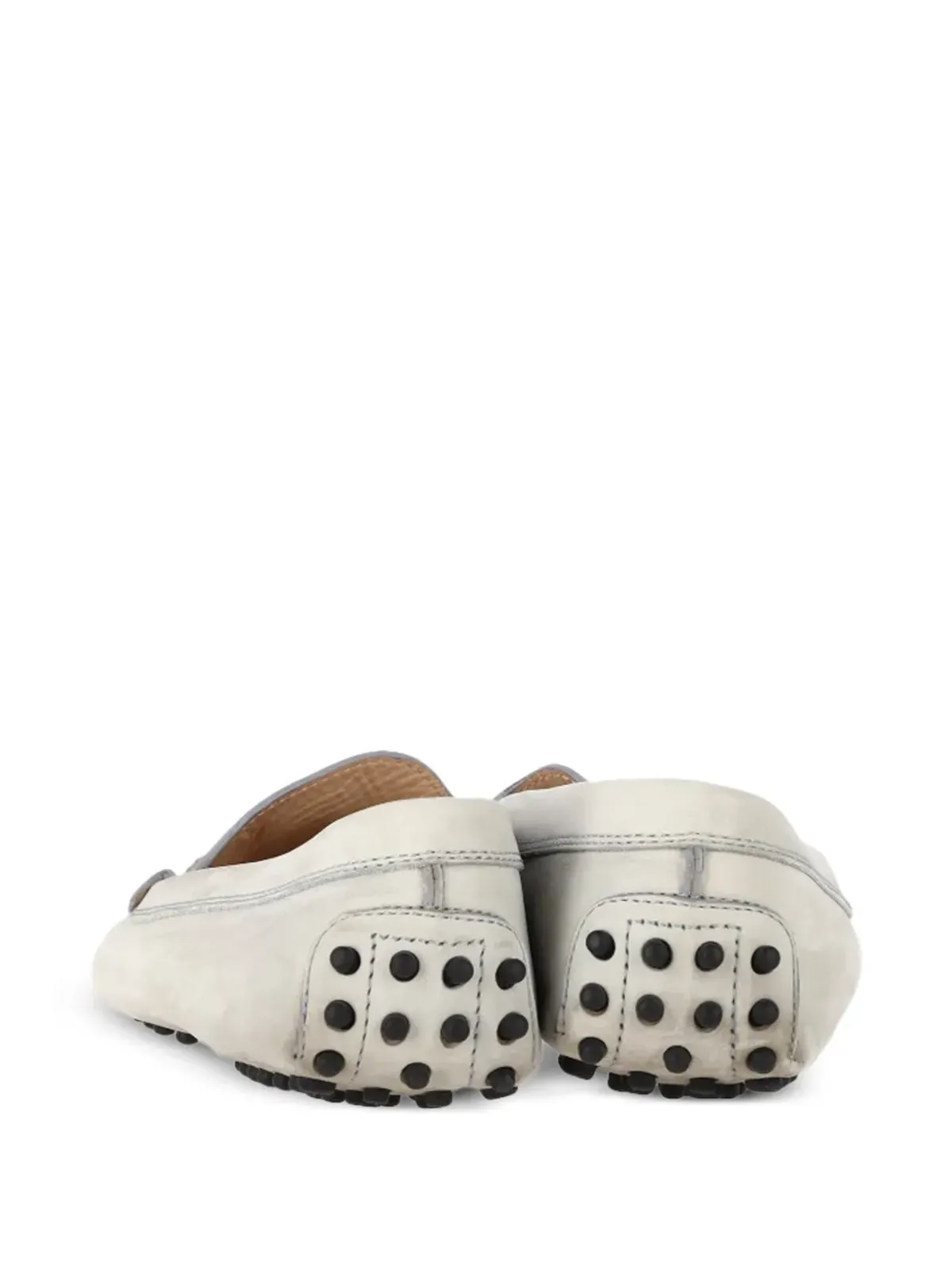 Tod's Vintage ヌバック アプリケーション ディテール ローファー - 画像3