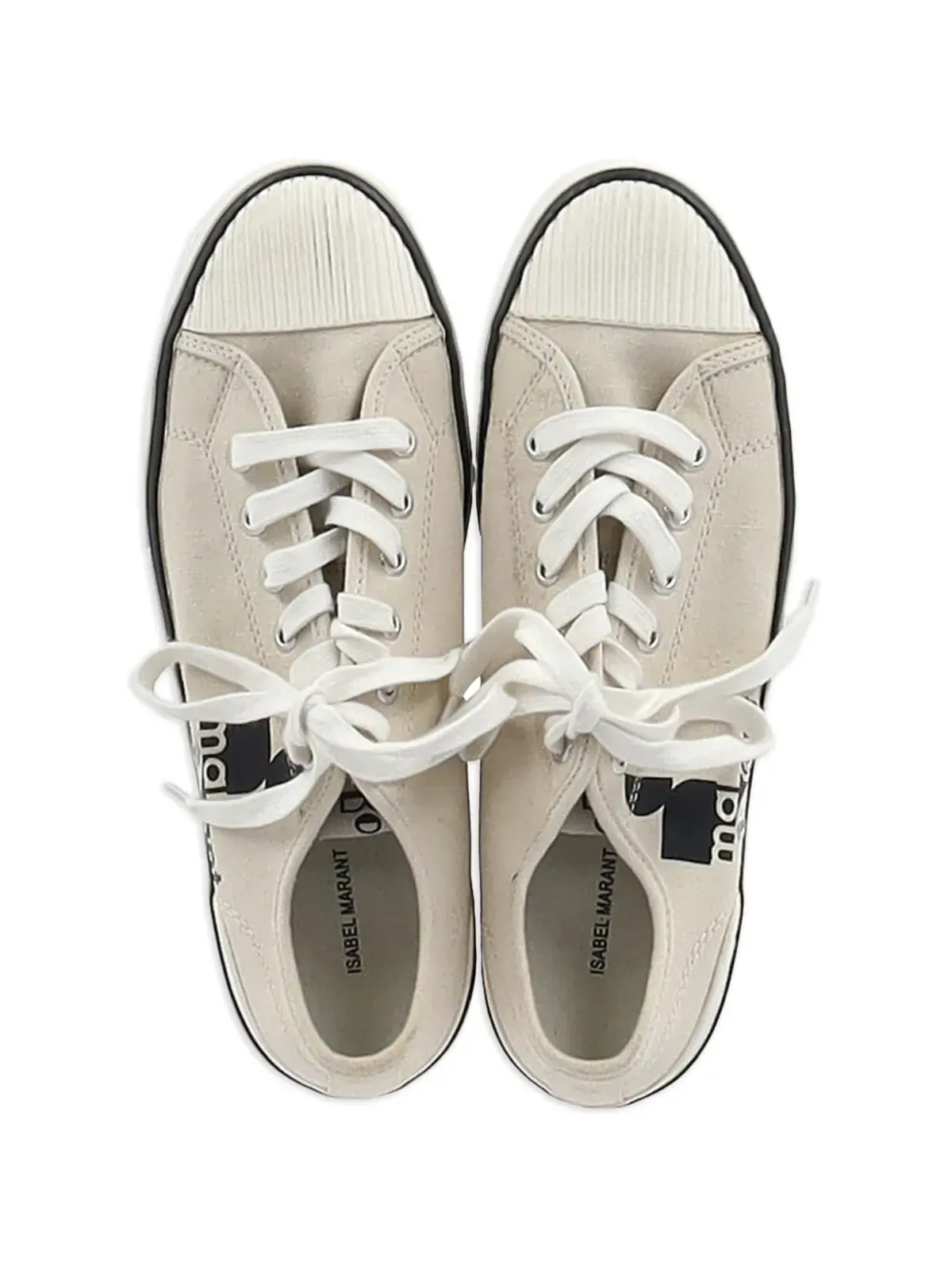 Isabel Marant Vintage Binko キャンバススニーカー - 画像4