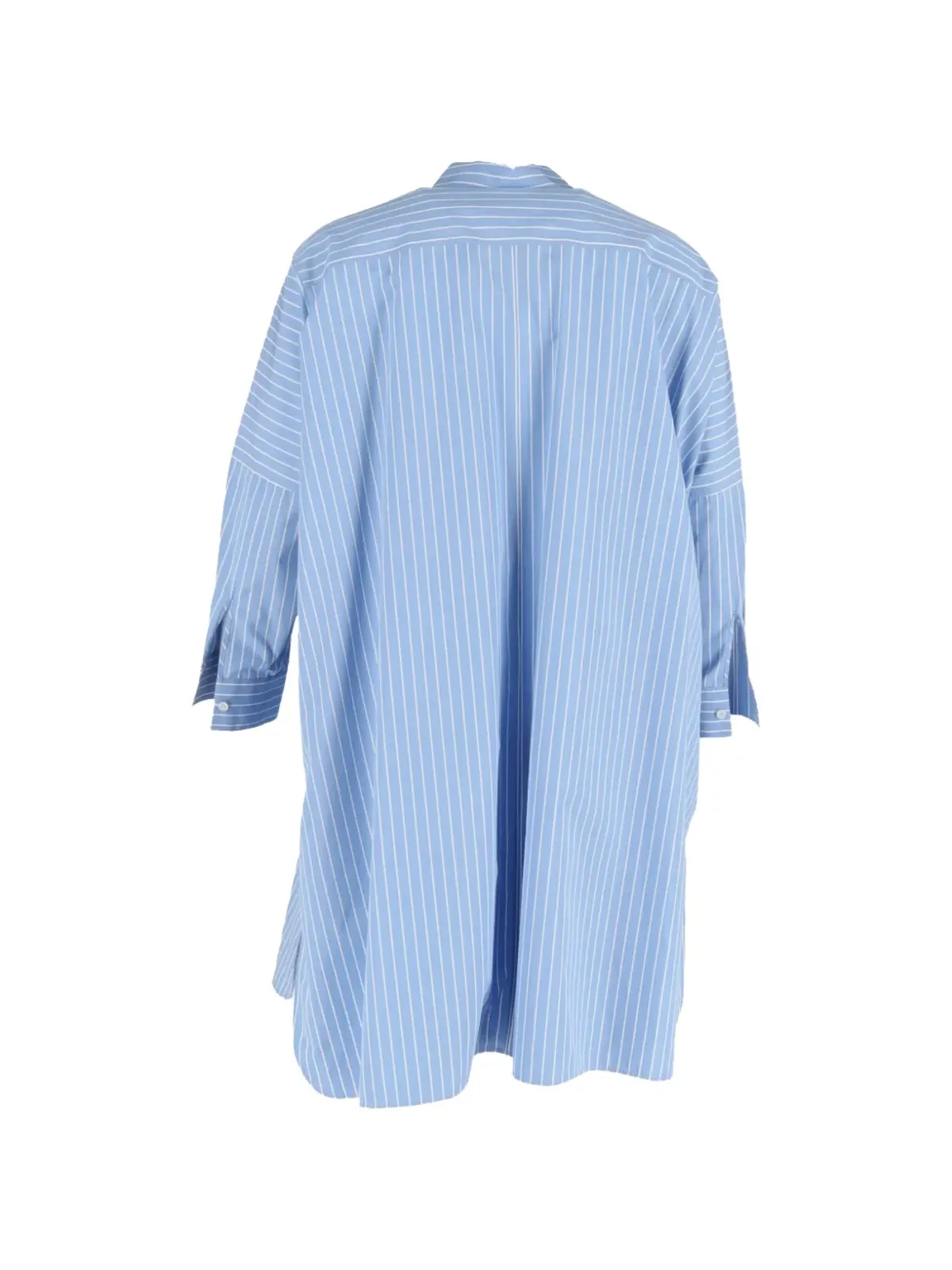 Jil Sander Pre-Owned ストライプ柄 ドロップショルダー シャツ（青） - 画像2