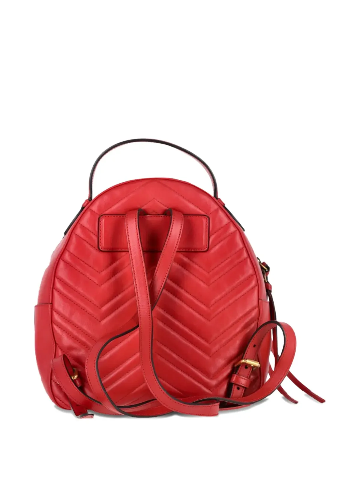 Gucci Pre-Owned キルテッドバックパック - レッド - 画像3