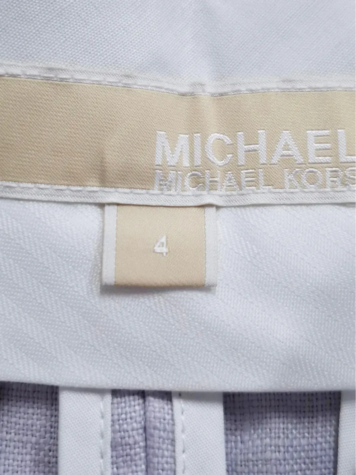 Michael Kors Vintage プリーツ入りハイライズショーツ - 画像3