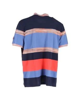 Missoni Pre-Owned ストライプ柄半袖ポロシャツ - Blue - サムネイル2