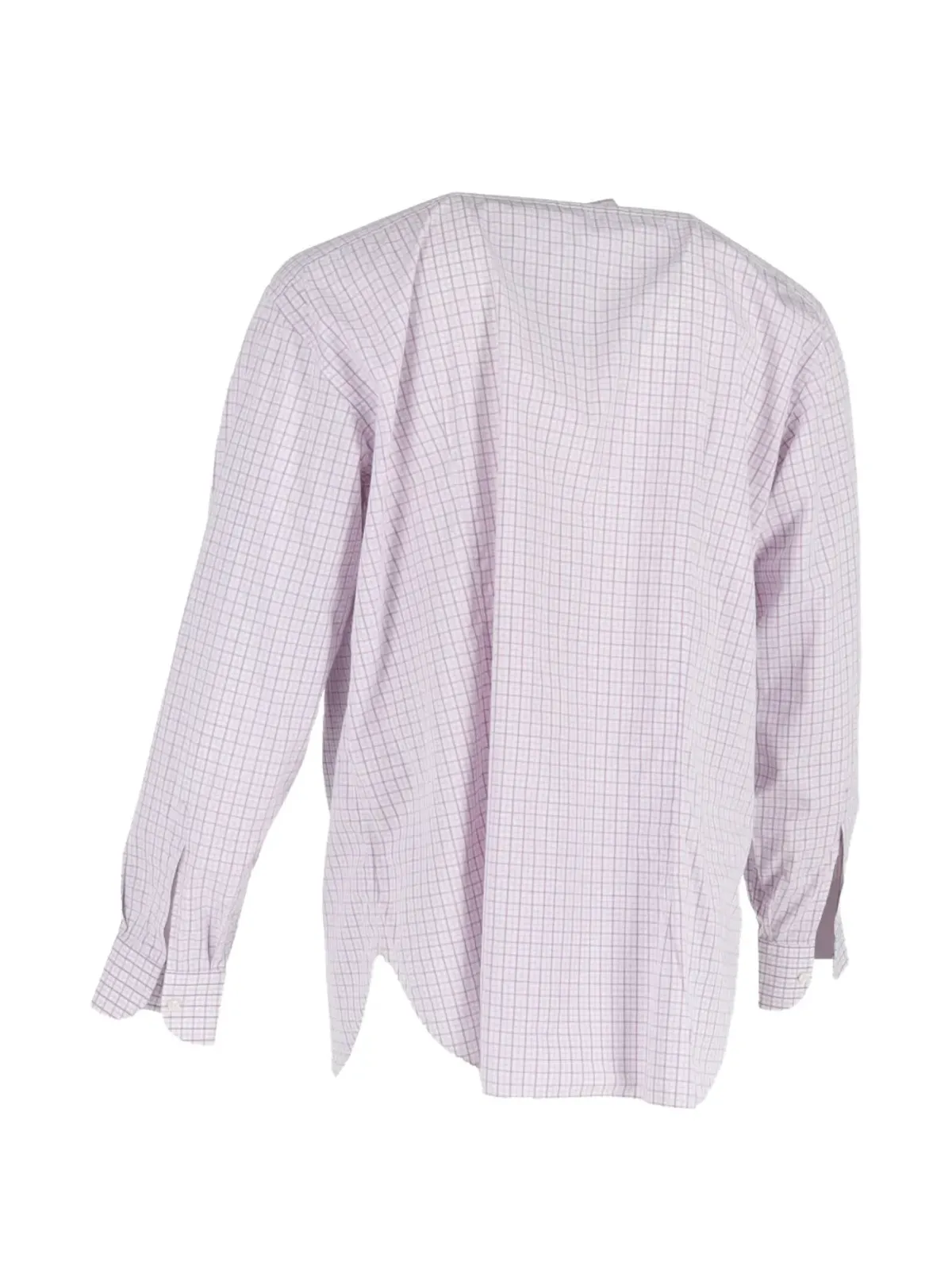 Giorgio Armani Pre-Owned チェック柄長袖シャツ - 画像3