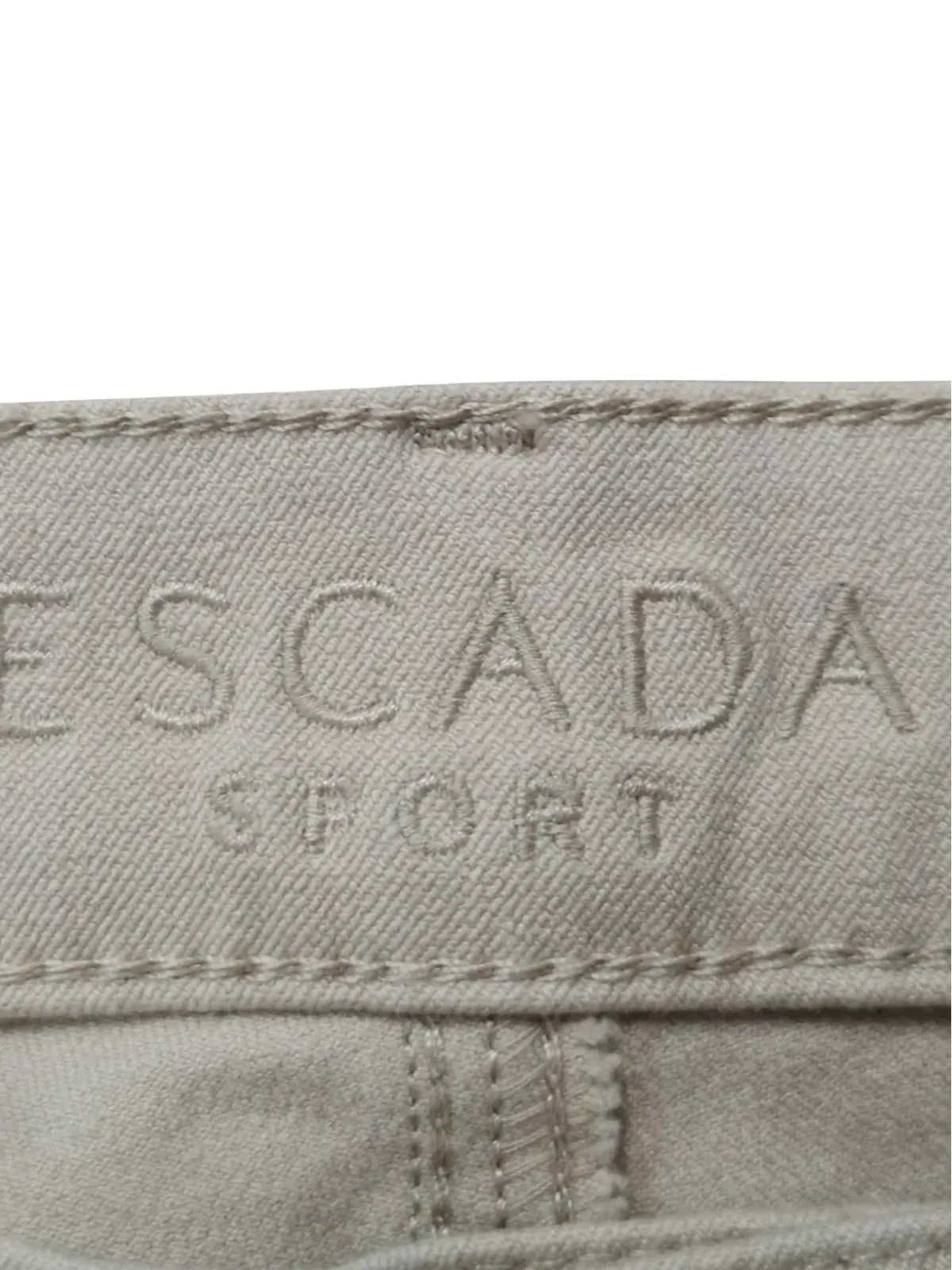 Escada Pre-Owned ベルトループパンツ - 画像3
