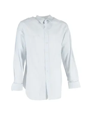 Giorgio Armani Pre-Owned マイクロストライプ長袖シャツ - サムネイル1