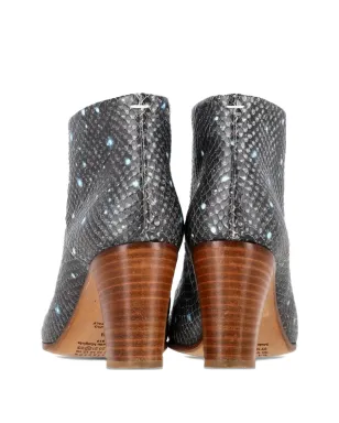 Maison Martin Margiela Pre-Owned 蛇柄エンボスブーツ - サムネイル5