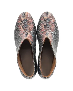 Maison Martin Margiela Pre-Owned 蛇柄エンボスブーツ - サムネイル4