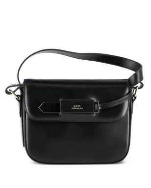 A.P.C. シャルロット レザー ショルダーバッグ ブラック - サムネイル1
