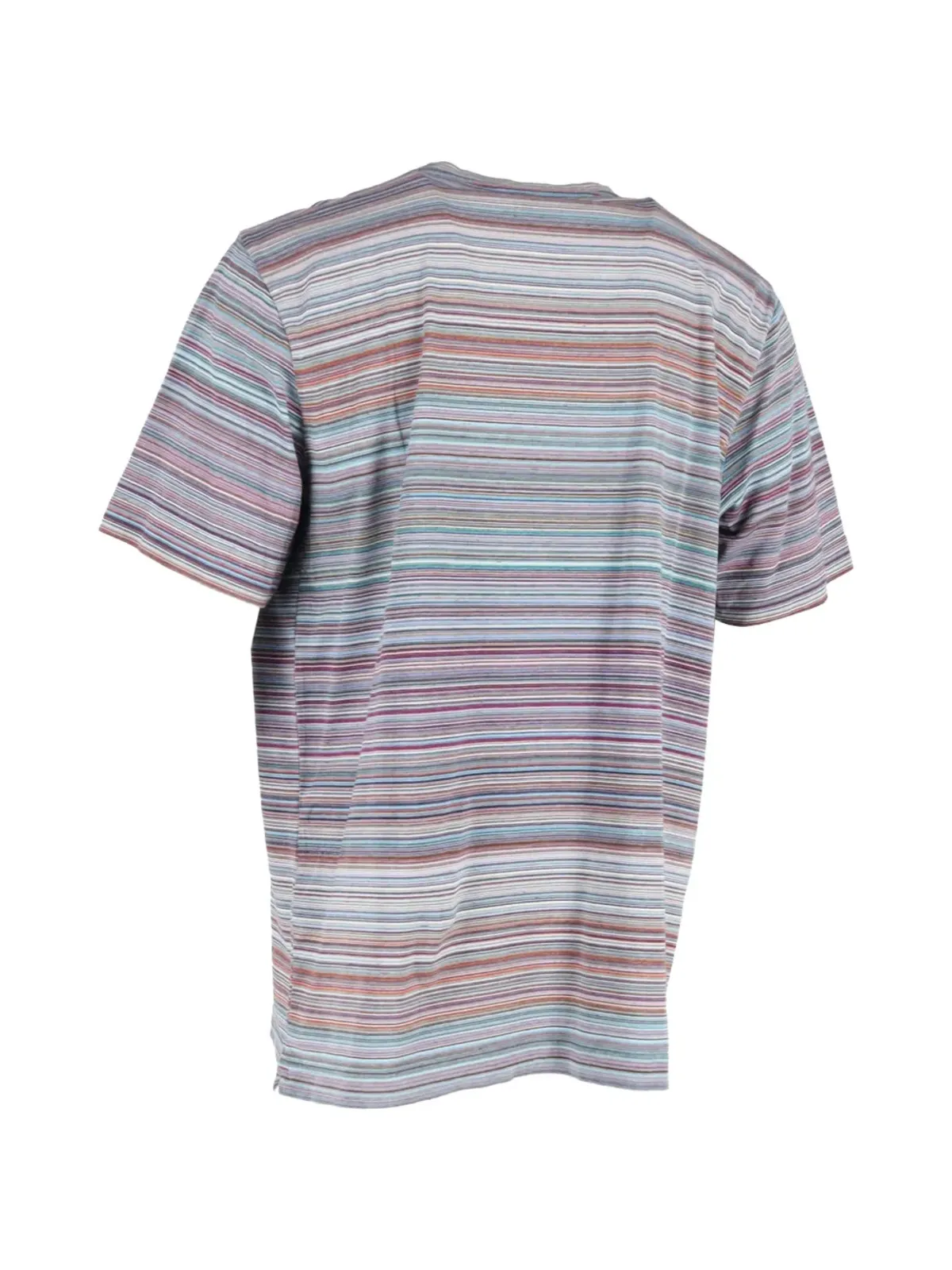 Missoni Pre-Owned ストライプ柄クルーネックTシャツ（ブルー） - 画像2