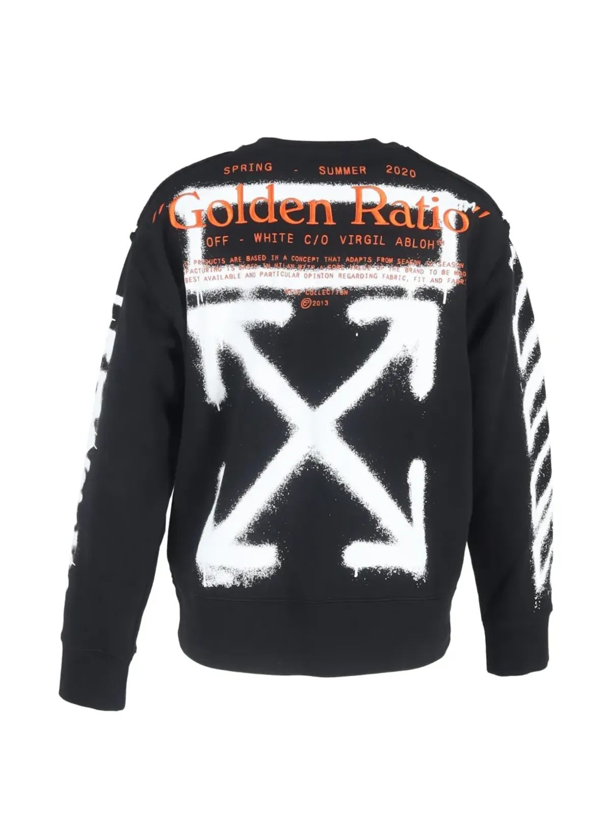 Off-White Pre-Owned ロングスリーブ コットン スウェットシャツ - ブラック - 画像2