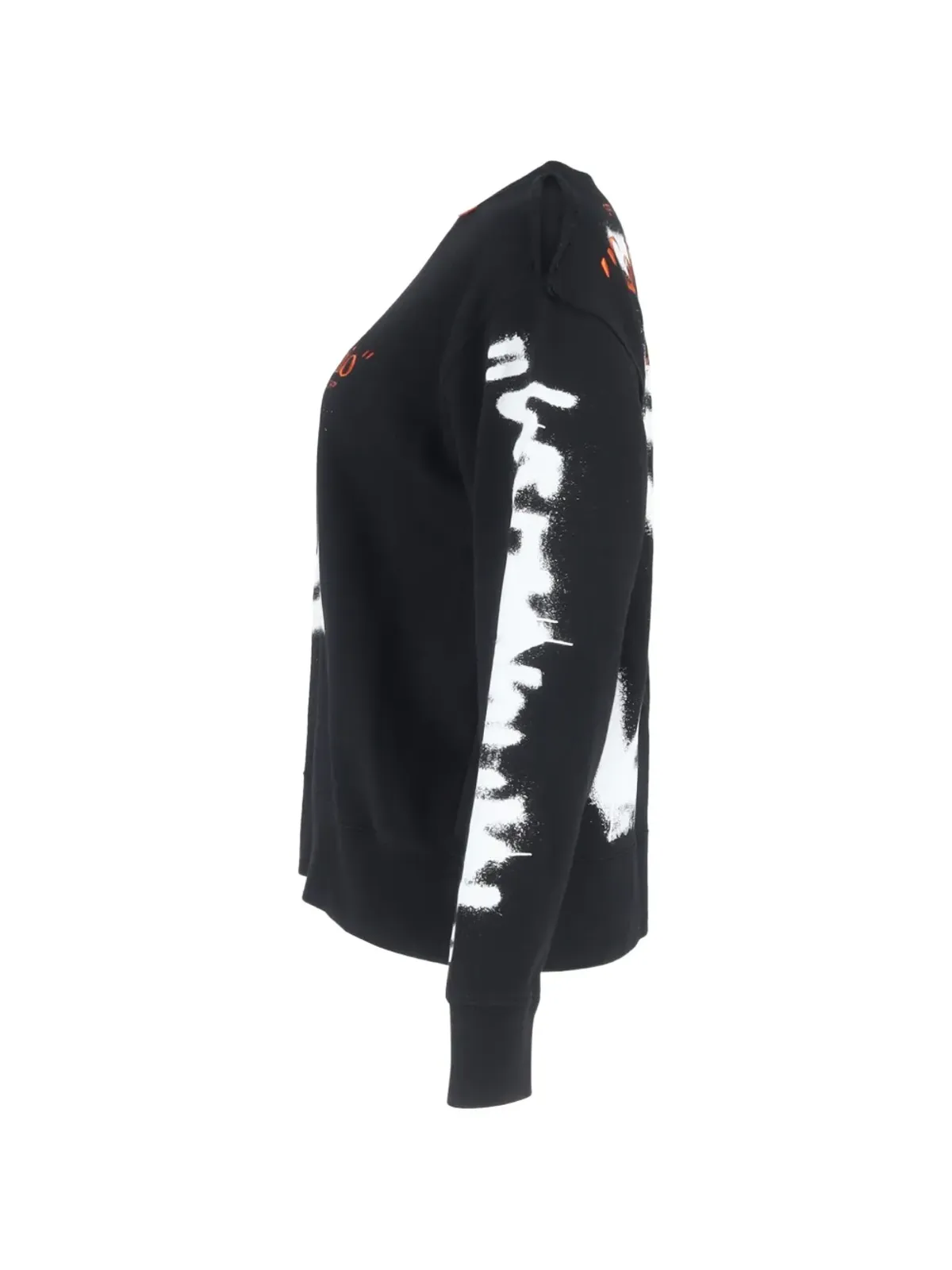 Off-White Pre-Owned ロングスリーブ コットン スウェットシャツ - ブラック - 画像3
