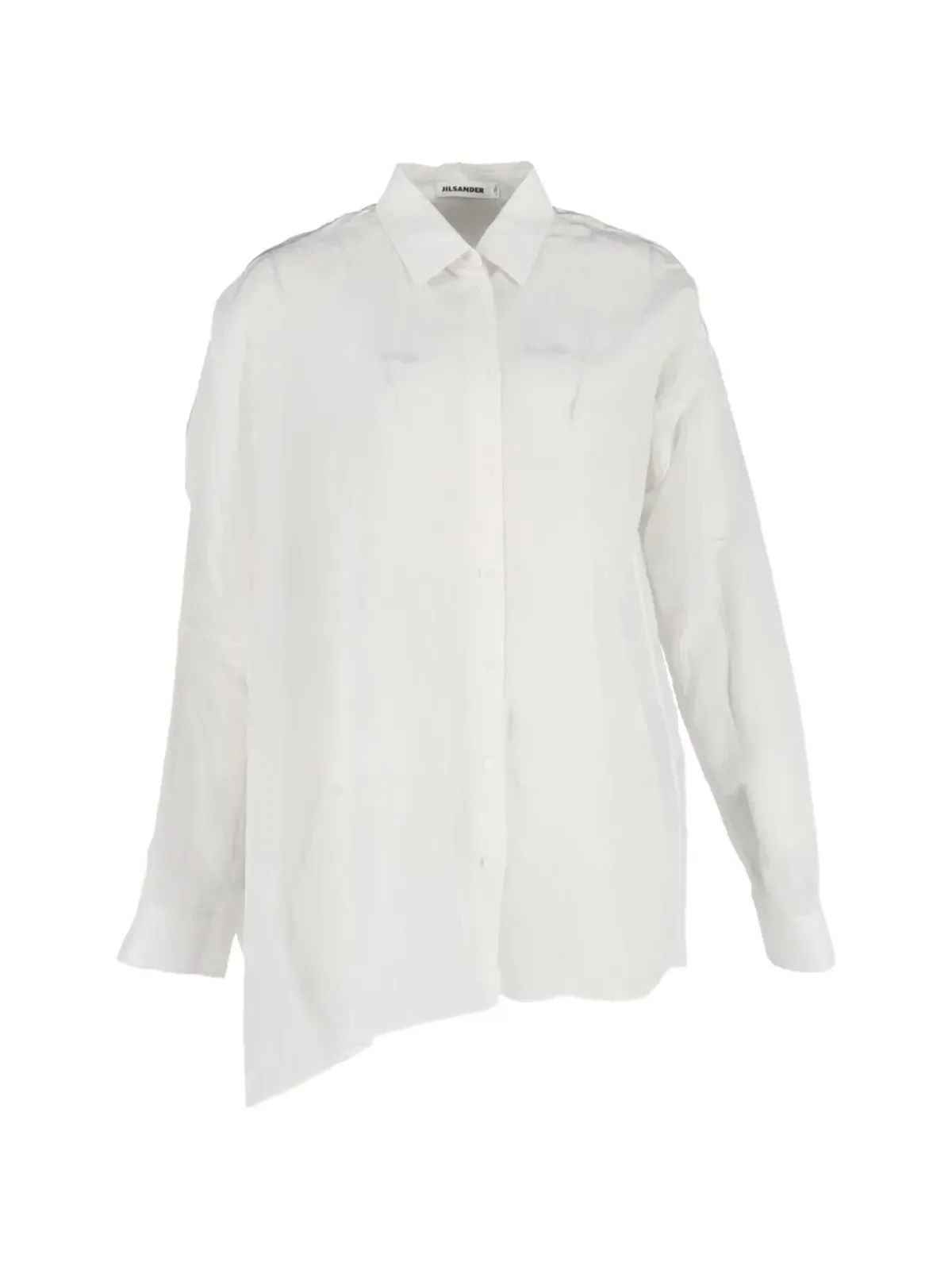 Jil Sander Pre-Owned アシンメトリックボタンダウンシャツ - 画像1