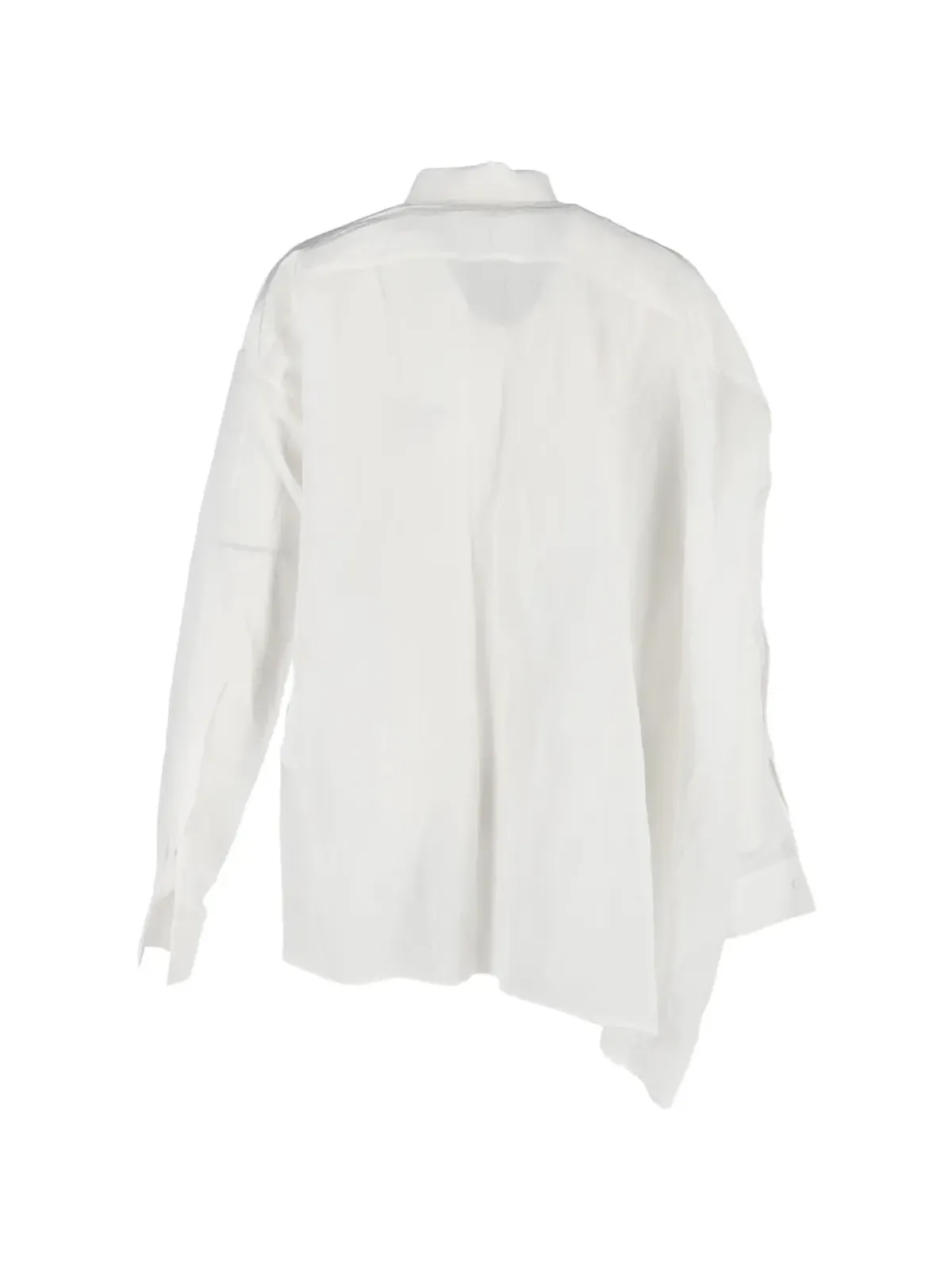 Jil Sander Pre-Owned アシンメトリックボタンダウンシャツ - 画像2