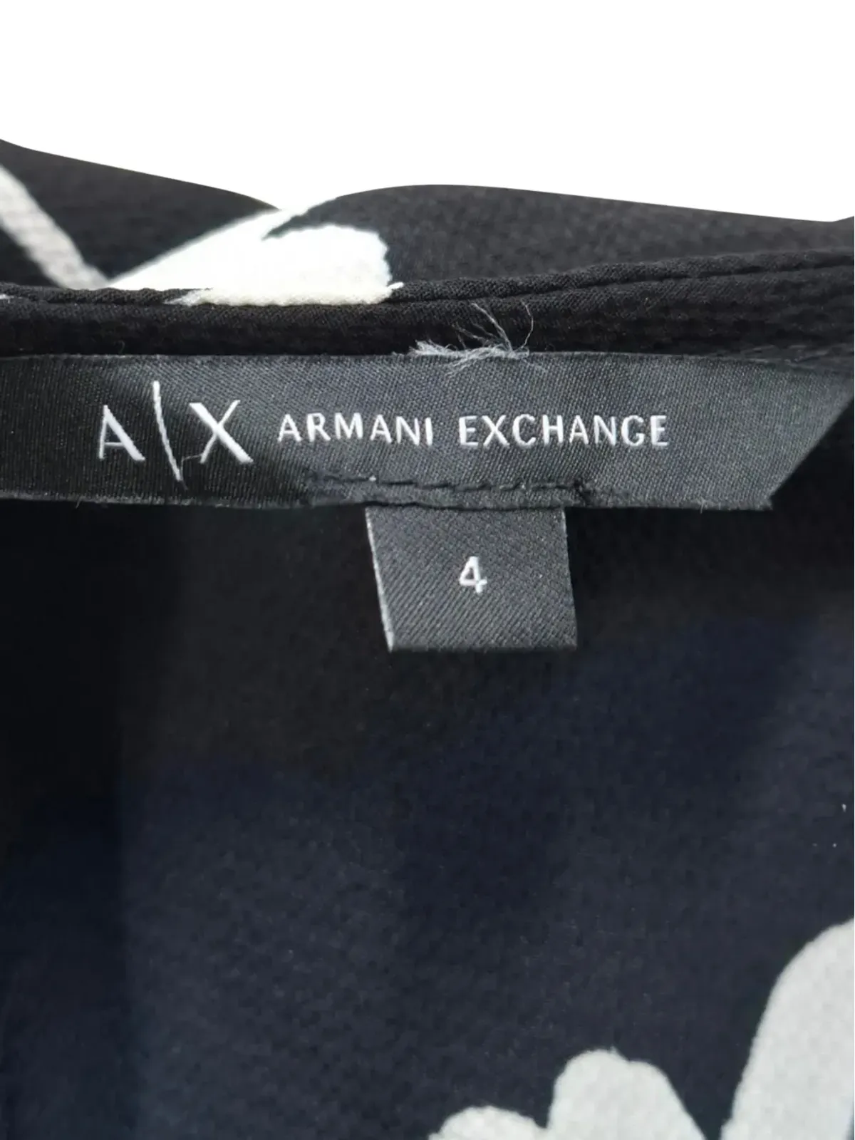 Giorgio Armani Pre-Owned 花柄プリント ミディドレス - ブラック - 画像2
