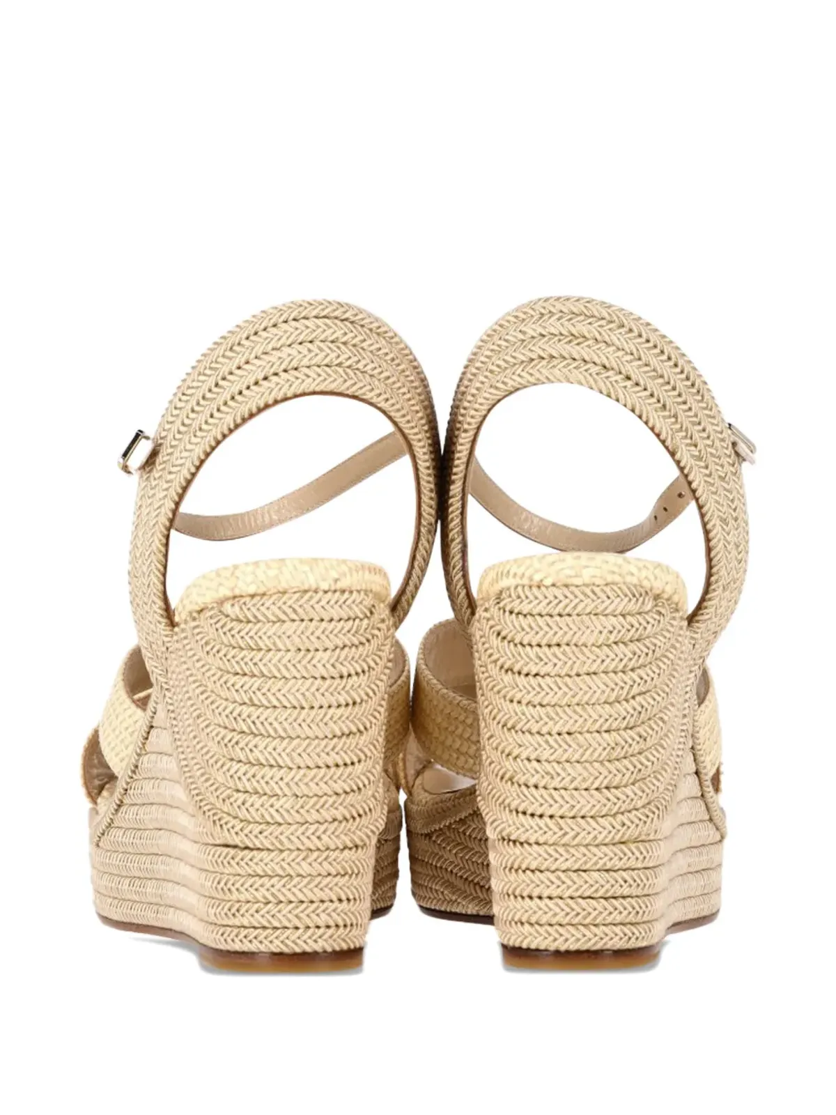 Jimmy Choo ビンテージ クロスストラップ ウェッジ エスパドリーユ - 画像3