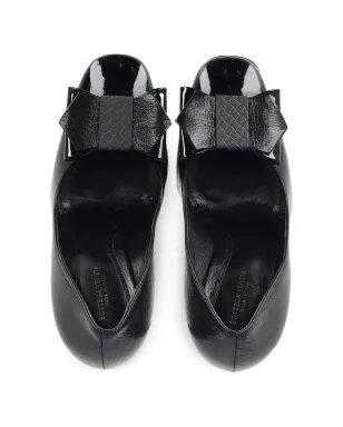 Bottega Veneta ビンテージ ボウディテール レザーパンプス - サムネイル4