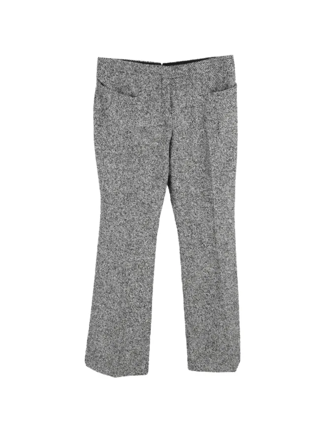 Tom Ford Vintage Tom Ford Vintage tweed flared trousers - Blackの商品画像