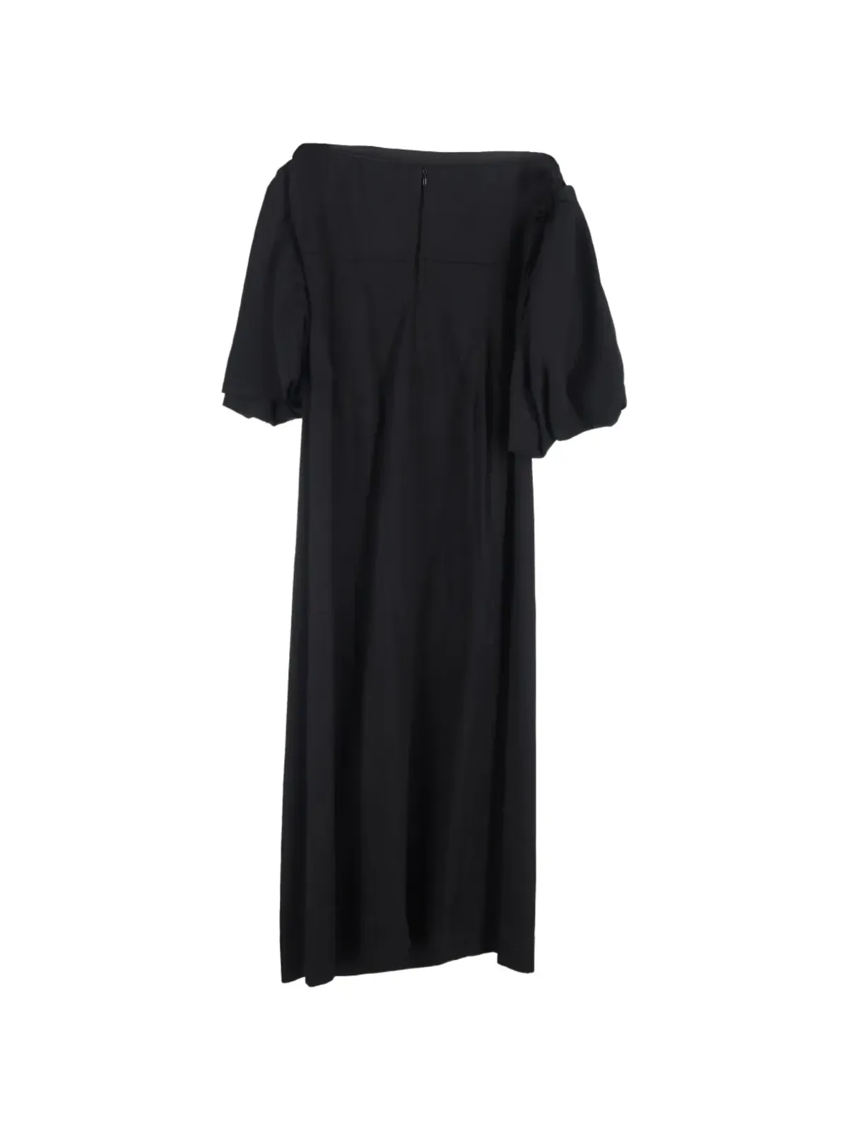 Mother Of Pearl puff-sleeve midi dress - Black - 画像2