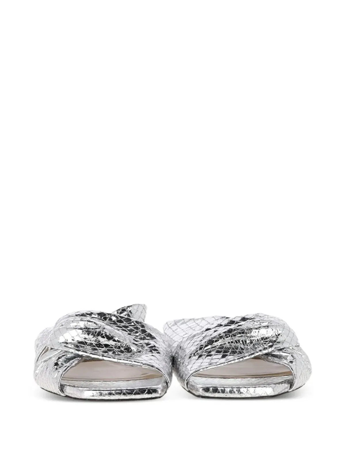 Jimmy Choo Vintage Narisa ノットスクエアサンダル - 画像3