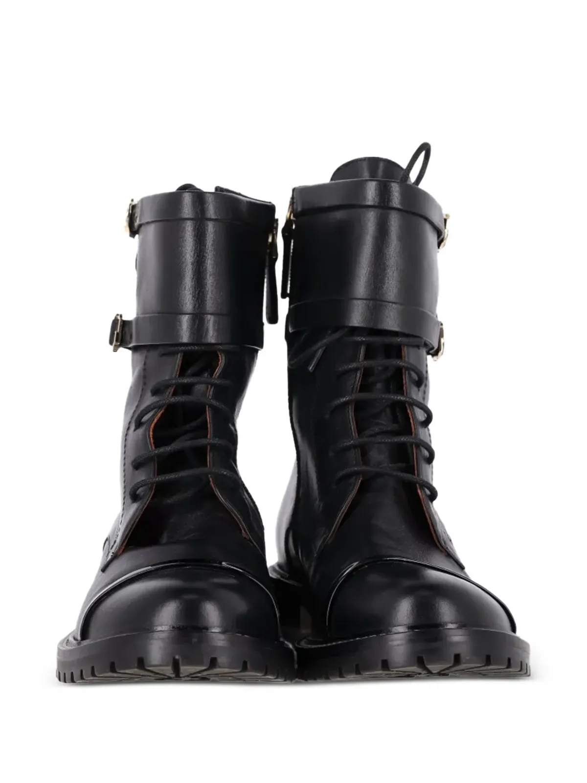 Malone Souliers レザー コンバットブーツ - 画像4