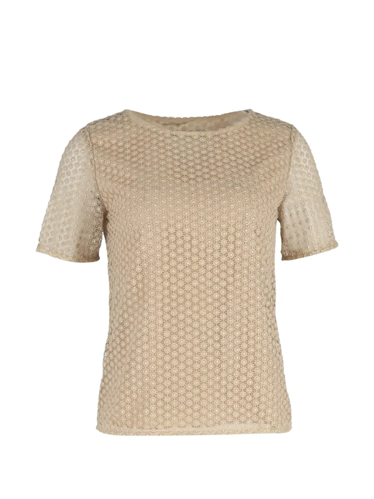 Diane Von Furstenberg Vintage Brylee半袖ブラウス - 画像1